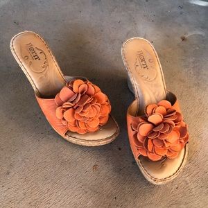 Born Cork Wedge Size 8